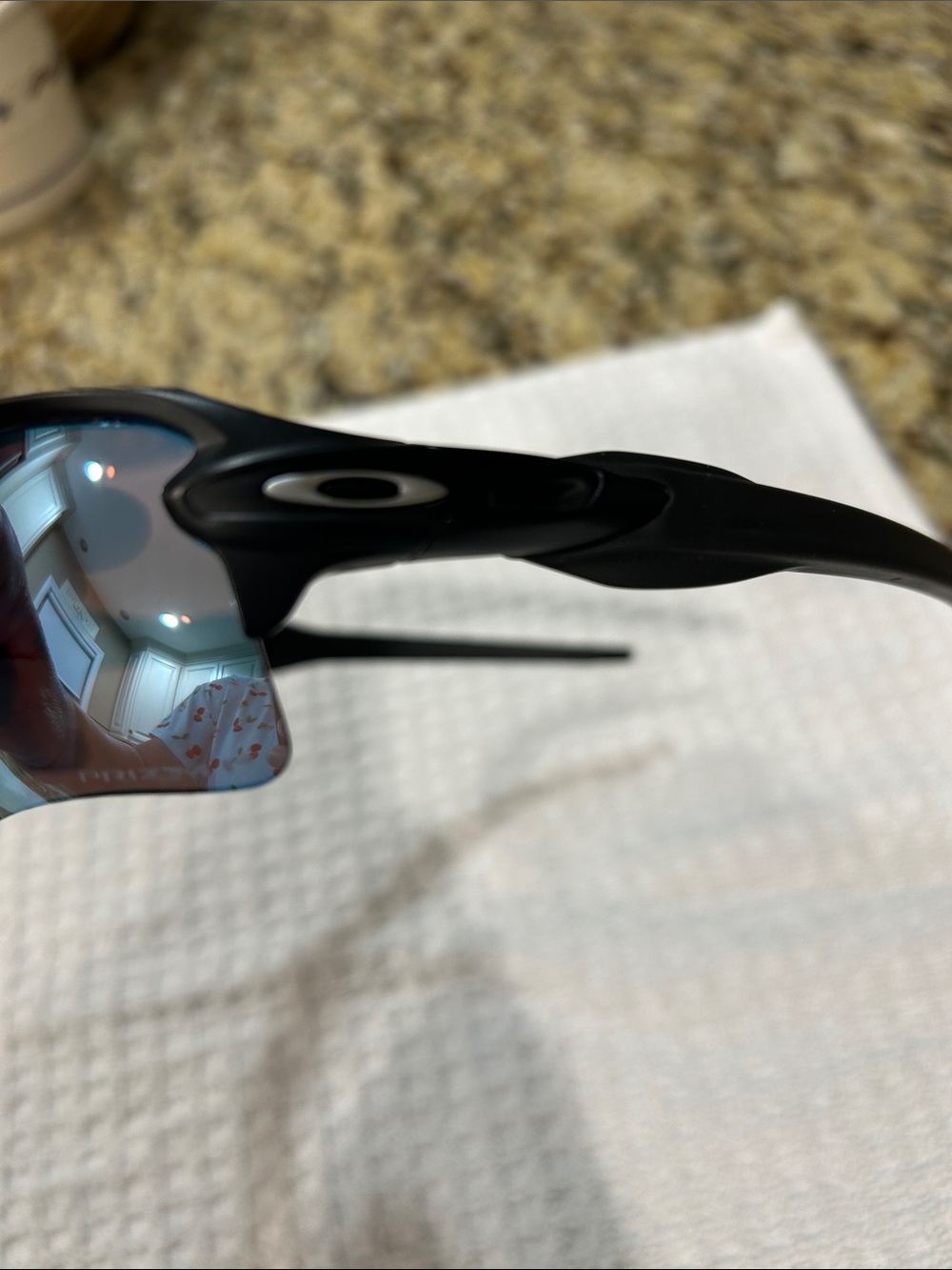 Oakley flak 2.0 black matte sunglasses w/ prizm deep water polarized lenses - Picture 13 of 14
